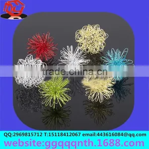 Golden Metal Craft Circular Knitting Spring Wire Dull Polish Ball thumbnail-5