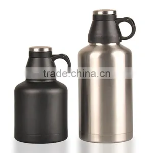 Everich 0.9 Litre 304 S/s D/w Insulated Beer Growler thumbnail-2