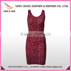 Hot Sexy New Design Sleeveless Jacquard Women Dress thumbnail-1