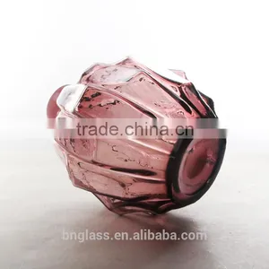 Oval Color Art Glass Vase thumbnail-4