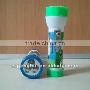 for African 2 D Battery Plastic Torch thumbnail-1