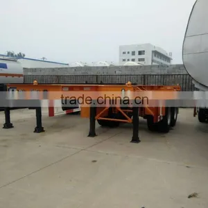 2014 China Time Go Best-selling 3 Axles Flatbed Semi Trailer thumbnail-2