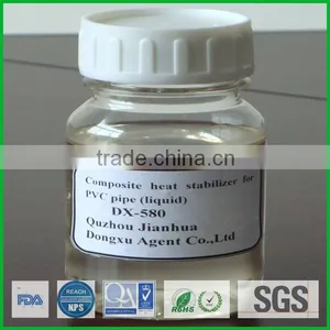 PVC Pipe Compound Heat Stablizer Liquid DX-580 PVC Impact Modifier Processing Aids PVC Tin Stablizer thumbnail-1