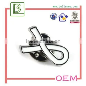 Custom Metal Mini Clothing Badge Ribbon Lapel Pin thumbnail-1
