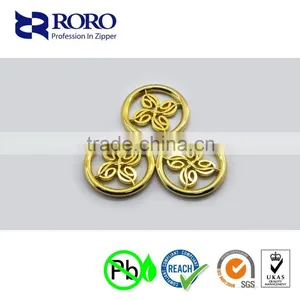 RORO14120907 Gold Round Tag for Bag and Luggage thumbnail-2