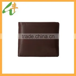 Fashion Black Leather Plain Wallet thumbnail-1