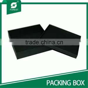 MEDIUM LAMINATED CARDBOARD BALCK BOXES FOR PACKAGING WATCH thumbnail-3