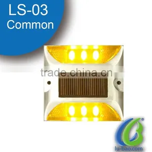 Factory Outlet Aluminum Double Side LED Luminous Colorful Solar Stud thumbnail-1