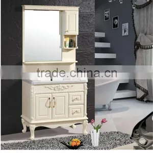 2014 New Model Hot Selling High Quality Floor Standing Pvc Bathroom Cabinet thumbnail-1