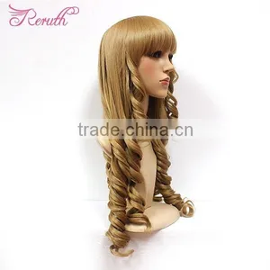 Customized Fashion Cheap Body Wave Natural Hair Wig Cosplay thumbnail-3