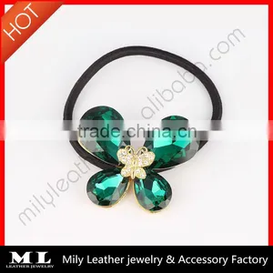 Rhinestone Crystal Elastic Hair Scrunchie , Cheap Hair Accessories thumbnail-1