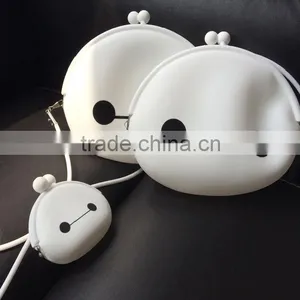 2015 Hot Baymax Silicone Shoulder Bag With Silicone Chain Quality Choice thumbnail-2