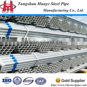 Structural Steel Erw Hot Dipped Welded Galvanized Round Section Tube/pipe thumbnail-3