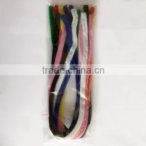 Factory Supply 0.8*50cm DIY Crafts Thick Chenille Stems Pipe Cleaners Series thumbnail-4