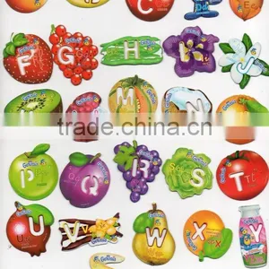 Custom Cartoon Alphabet 3d Pvc Fridge Magnet Sticker thumbnail-2