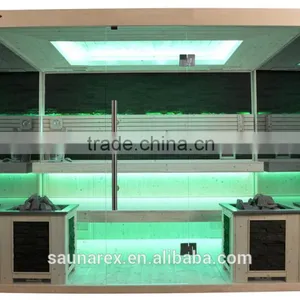 Hemlock Modern Sauna Room With Glass thumbnail-6