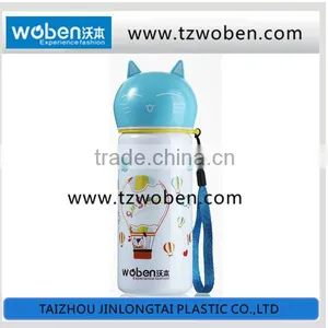 Cartoon Cap Wholesale Kids Plastic Water Bottle thumbnail-1