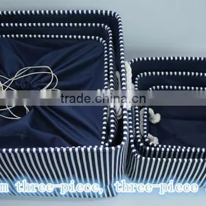 YIWU RODA 100% Canvas Fabric Durable Navy Wind Foldable Storage Box thumbnail-6