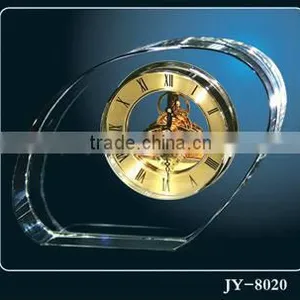 Crystal Desk Clock Glass Table Clock thumbnail-1