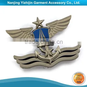 Well Made Metal Head Military Cap Badges Custom Badge thumbnail-1