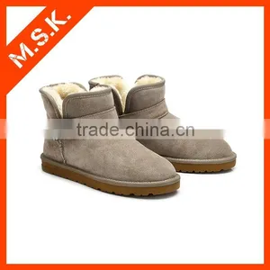 Fashion Plain Dress Boots Winter Boots Fur Boots thumbnail-1