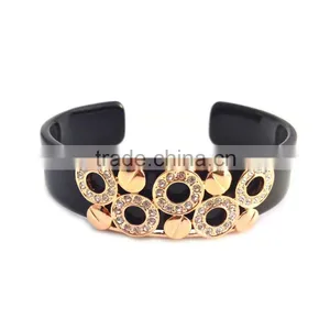 Featuring Gold Plated Detail and Loop Design Open Bangle thumbnail-1