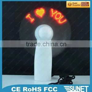 New Electrical Invention Gadgets Promotion Led Message Fan Programmable thumbnail-3