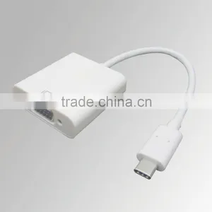Hot Sale USB3.1 Type C to VGA Adapter and Connector for Macbook thumbnail-1