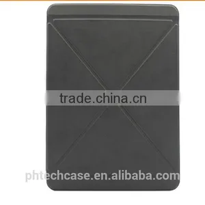 Black Smart Transformer Case for Apple IPad 6 PU Leather Cover Cases thumbnail-3
