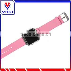 Classical Genuine Leather Watch Band for Fitbit Blaze Leather Real Strap thumbnail-4