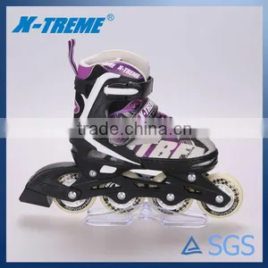 2016 Hottest Sports Roller Shoes Cotton Lining Fabric pu Wheel Roller Skate Shoes thumbnail-1
