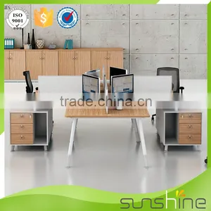 Workstation Office Open 4 Person Office Computer Workstation Desk thumbnail-2