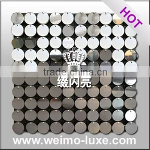 2015 Sequin Wall Panel For Silver Decorative Plastic Plates thumbnail-6