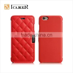 Checking Pattern Wallet Case for IPhone 6 Leather Case thumbnail-1