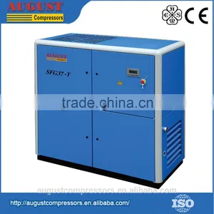 SFG37-TC 37KW/50HP 13 BAR AUGUST AC Variable Frequency Air Cooled Screw Air Compressor ac Variable Frequency Drive thumbnail-1