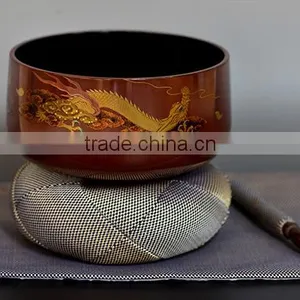 Luxurious Orin Singing Bowl Buddhist Religious Items Made From Tin thumbnail-6