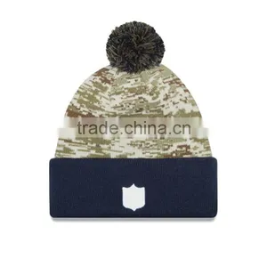 High Quality Factory Wholesale Promotional Custom Winter Knitted Hat thumbnail-6