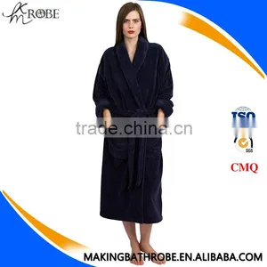 OEM Factory Sexy See Through 100% Polyester Bathrobe Sleepwear for Women thumbnail-1