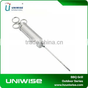 2 OZ Stainless Steel Metal Meat Injector thumbnail-2