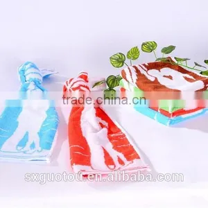Cartoon Cat Bamboo Fiber Towel thumbnail-1