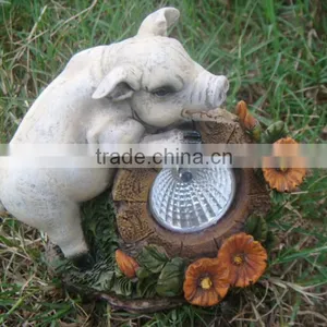 551867 Nice CE ROHS Approval LED Solar Resin Light Garden Light thumbnail-2