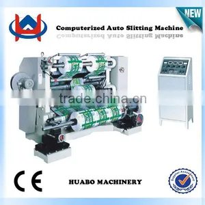 HB-1100 Model Big Paper Plastic Roll Slitting Machine thumbnail-1