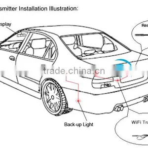 4.3inch Non Interference Touch Panel Wifi Car Dvr Bluetooth Mirror With Gps Reversing Camera thumbnail-4