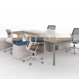 New Design Hot Sale 4 Seat Wooden Used Standard Sizes of Workstation thumbnail-1