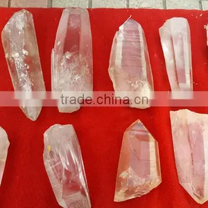 95% Clear Big Natural Rough Crystal Wand Obelisk thumbnail-2