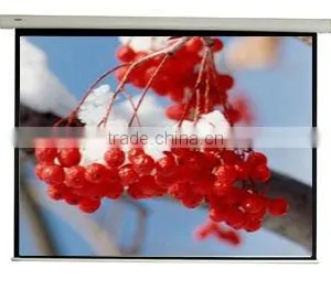 Electric Projector Screen/Motorised Projection Screen With Remote Control thumbnail-1