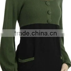 Hi-quality Ladies Sweater Dress; Sweater Factory thumbnail-1