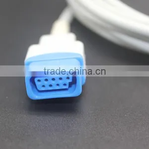 GE Ohmeda OxyTip SpO2 Adapter Cable 11pin >>DB9 Trusignal Sensor thumbnail-3