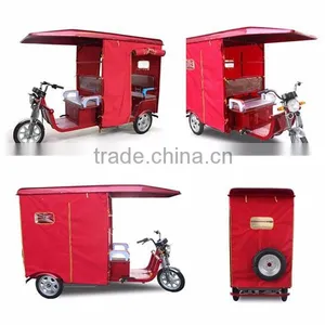 2016 New Model 4 Passengers Electric Tricycle 3 Wheel Auto e Rickshaw thumbnail-2