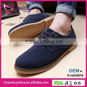 2015 European Style Men's Swede Leather Shoes Cow Muscle Outsole Casual Loafers Sneakers for Men Flats Shoes thumbnail-2
